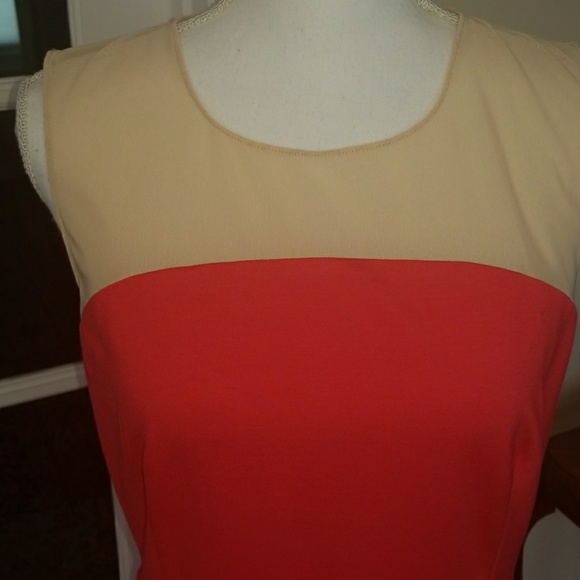 Coral Erin Fetherston dress size 10 - Picture 2 of 5